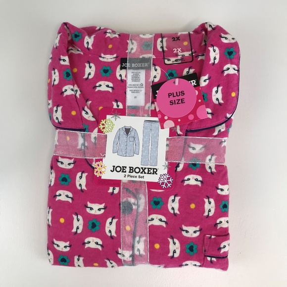 women's joe boxer flannel pajamas